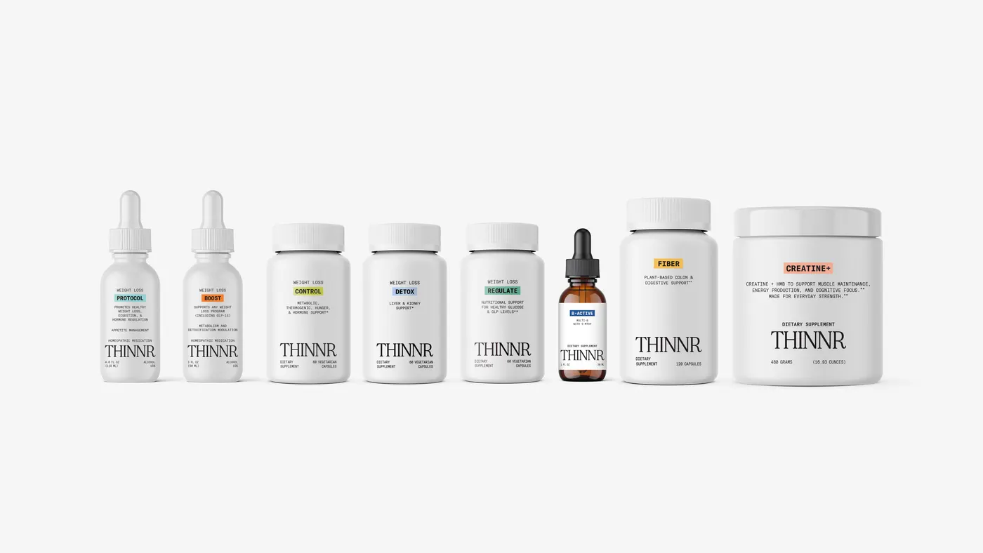 Línea completa de productos THINNR